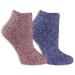 Dr. Scholl's Women's Low Cut Soothing Spa Socks - Lavender & Vitamin E Infused - 2 & 3 Pair Packs - Bottom Grippers Low Cut 4-10 2 Pink/Blue