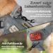 Rabbitgoo No Pull Dog Harness for Medium & Large Dogs Tactical Adjustable Vest with Metal Buckles & Padded Support - Breathable Military-Grade Design (Gray) - Buy Online on GoSupps.com