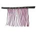 Fly fringes for horses fly mask with fringe & Velcro fastener fly hood for Shetty Pony COB warm blood KB (cold blood (X-Full) black pink) cold blood (X-Full) black pink