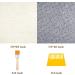 Pllieay Tufting Cloth Set - 79x59 Inch Monks Cloth with Yellow Marked Lines & Non-Slip Backing for Rug Tufting Kit - Cut Pile Tufting Gun Supplies - Buy Online on GoSupps.com