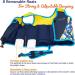 Limmys Premium Neoprene Toddler Swim Vest - Buoyancy Swimming Aid for Boys and Girls - Modern Design Swim Jacket - Dark Blue (Medium) with Drawstring Bag - Buy Online on GoSupps.com