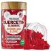 BioVit Quercetin Gummies 500MG - Activated Quercetin for Kids & Adults Immune System & Allergy - Chewable with Bromelain Zinc Vitamin C Vitamin D3 - Made in USA - 60 Vegan Gummy Bears