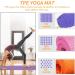 AJIEVWU 11-Piece Yoga Beginners Kit - Yoga Blocks, Strap, Ball, Mat with Carry Strap, Net Bag - Purple Yoga Set for Women Men - Buy Online on GoSupps.com