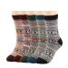 ADFOLF Mens Warm Wool Socks Thick Winter Thermal Stripe Wool Crew Socks Color_5