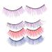 Beaupretty 4 Pairs natural faux lashes Miss Imitation 3d fake lashes curly Fake eyelashes fluffy slim soft European and American eyelashes makeup false eyelashes