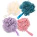 Beavorty 4pcs Shower Loofah Bathing Skin Scrubber Body Wash Ball Exfoliating Bathing Ball
