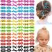 96pcs Small Hair Clips for Little Girls 1.5 Inch Candy Hair Barrette Clip Side Slide Closure Strong Hold Grip Hair Clips Multiple Shapes Hair Accessories