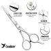 Candure Beard Mustache Scissors 5.5 - Salon Facial Hair Cutting Shears with Razor Edge Blades - Buy Online on GoSupps.com