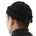 UNDERCONTROL Brimless Trawler Durable Cordura Leon Hat Outdoor Waterproof No Visor Docker Skull Cap Unisex Black