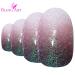 Shop Bling Art Red Brown Gel Ombre False Nails - 24 Premium Oval Artificial Nails with Glue - Perfect for Stunning Nail Art - Buy Online on GoSupps.com