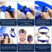 Haircut Guide Silicone Neckline Shaving Guide Beard Template Adjustable Hair Trimming Guide and Hair Cutting Accessories for Creating Skin Fade Guidelines Blue - Buy Online on GoSupps.com