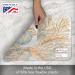 CounterArt Shimmering Shells Placemats - 4 Pack, Reversible, Easy Care, Made in USA, BPA Free - Buy Online on GoSupps.com