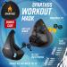 Sparthos Training Mask - 16 Levels for Gym, Cardio & Endurance Training - Midnight Black - Buy Online on GoSupps.com