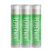 Delight Naturals Peppermint Lip Balm - Three Pack 3 Pack