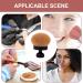 Powder Brush for Pressed Powder | Blush Brush Powder Brushes - Nail Brush Face Brushes Makeup Setting Powder Brush with Mushroom Head for Setting Loose & Pressed Powder black - Buy Online on GoSupps.com
