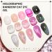 SUPWEE Rainbow Cat Eye Gel Nail Polish 15ML Holographic Glitter 9D Cat Eye Gel Soak Off UV Gel with Magnetic Stick Cat Magnetic Gel Iridescent Home Nail Art DIY Manicure T010 - Buy Online on GoSupps.com