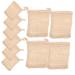 VINTORKY 10pcs Net Soap Storage Body Bar Soap Cotton Linen Soap Punch Soap Loofah Pouch Ramie