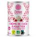 Cr me de Coco BIO Fouetter 24% mg 400ml | Sans additifs | Sans OGM | Vegan | Equitable | Mascarpone | Chantilly | P tisserie Facile | Nappage | Tiramisu|Fraisier|Cr me Glac e Coco| BASE ORGANIC FOOD 36 g (Lot de 1)