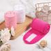 Whaline Spa Facial Headband Make Up Wrap Head Terry Cloth Headband Adjustable Towel Band for Face Washing Shower Facial Cover 3 Pieces (White Pink Rose Red) - Buy Online on GoSupps.com