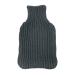 Soft cozy knitted hot water bottle grey (cover only)