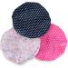 Shower Caps for Women 3 Pack - Reusable Bath Hair Cap in Various Colors - Ideal for Long and Short Hair - Suitable for Ladies, Men, and Kids - Harts & Dots - Buy Online on GoSupps.com