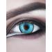 Buy ICE MAN Colored Blue Contact Lenses - Opaque Annual Lenses for Cosplay Halloween & Carnival | Free Lens Container Included - Buy Online on GoSupps.com