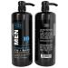 Dead Sea Collection Men's Hydrating 3-in-1 Face, Hair & Body Wash - Pack of 2 (33.8 fl.oz each) - Buy Online on GoSupps.com
