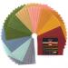 Arteza Craft Felt Sheets  Set of 50  8.3 x 11.8 inches  10 Earth Tones  20 Soft and 30 Stiff Non Woven Felt Fabric Squares  1.5mm and 1.3mm Thick Sewing Fabric for DIY Crafts