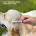 Detangling Pet Comb with Stainless Steel Teeth for Safe & Gentle DIY Grooming - Dog & Cat Detangler Tool for Removing Matted Fur, Knots & Tangles - Buy Online on GoSupps.com