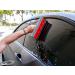 DSV All-Purpose Window Squeegee for Car, Shower, Boat - 2-in-1 Dual Side Blade Rubber, Scrubber Sponge - Aluminum Pole 20cm - Buy Online on GoSupps.com