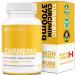 HIGH POTENCY TURMERIC CURCUMIN + BLACK PEPPER EXTRACT Powerful 3700mg per Serving (2 capsules) Source of Anti-Inflammatory and Antioxidants. Joint Pain Relief Improved Liver Function. Non-GMO Vegan Gluten Free. Zero Additives Easy to Swallow Capsules. 1