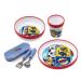 then thenoo paw patrol children's tableware set slipproof with children's cutlery BPA free - 5 -part child dishes with plates bowls cups - reusable dishes and cutlery for children and baby