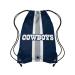 Dallas Cowboys NFL Team Stripe Wordmark Drawstring Backpack