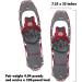 MSR Lightning Ascent Women's Snowshoes 25 Inch Pair - Raspberry - Buy Online on GoSupps.com