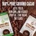 Crio Bru Brewed Cacao Ghana French Roast 1.5lb Bag | Coffee Alternative | 100% Pure Ground Cacao | 99.99% Caffeine Free | Keto Paleo Non-GMO | 1.5 Pound Pack - Buy Online on GoSupps.com