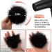 20 Pcs Dark Color 4 Inch Fluffy Pom Poms with Elastic Loop - DIY Crafts Knitting Accessories for Hats, Shoes, and Bags - Buy Online on GoSupps.com