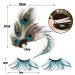 Boyrot Pfau Costume for Women - Stylish Peacock Hair Clips for 20s Carnival Fasching & Gatsby Cosplay - Buy Online on GoSupps.com