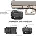 500 Lumens Pistol Light Laser Combo for Picatinny and GL Rails - Rail Mounted Weapon Light for Pistol (Green) - Buy Online on GoSupps.com