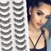 Glowing Win 3d false eyelashes of course look russian strip d curl lashes 10 pairs short artificial eyelashes reusable eyelashes eyelashes lashes fake eyelashes mink lashes fluffy false lashes ly-10s-Sj37