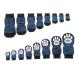 Harfkoko Indoor Anti-Slip Socks for Dogs & Cats | 8 Sizes S to 5XL | Silicone Gel Paw Protection & Traction | Black & Blue - Buy Online on GoSupps.com