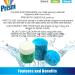 24pk Toilet Bowl Freshener | Each 50g Toilet Block Lasts for 14 Days | 24 Cistern Blocks in Ocean Pine & Bleach Scents by Prism - Buy Online on GoSupps.com