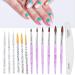 12-Piece Nail Design Pen Set | Professional Nail Art Kit with Nail File | Creative Nail Decoration Tools - Buy Online on GoSupps.com