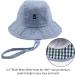 XIAOHAWANG Baby Boy Dinosaur Bucket Hat - Blue Bear Design | 1-2 Years | Summer Beach Cap for Infant Toddler Boys - Buy Online on GoSupps.com