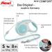 Flexi Dog Leash - Extendable with Soft Handle | 3m/5m/8m | 8-20 kg | Light Blue - Perfect for Small Dogs | International Shipping - Buy Online on GoSupps.com