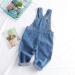KIDSCOOL SPACE Baby Boy Girl Jean Overalls | Toddler Ripped Denim Workwear | 9-12 Months Blue-2110 - Buy Online on GoSupps.com