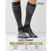 Pembrook Men's Light Compression Socks 8-15 mmHg - Large Multicolored - Buy Online on GoSupps.com