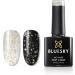 Bluesky Gel Nail Polish No Wipe Flower Top Coat Clear with Gold and White flakes Glossy Finish 10ml (Requires curing under UV/LED Lamp) Flower Gloss - Buy Online on GoSupps.com