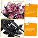 Beatifufu Grip Flower Back Hair Clip Back Hair Holder Clip Rhinestones Back Hair Holder Back Hair Barrette Rhinestones Back Hair Clip - Buy Online on GoSupps.com