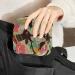 Stylish Zip Bag for Menstruation Pads & Tampons - Women's Napkin Bag with Deer & Floral Sketch - Ideal Gift for Girls - Buy Online on GoSupps.com