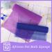 African Exfoliating Net Bath Sponge Set - 2 Pcs Body Scrubber for Daily Use (31.5x11.8 inches) - Blue Purple - Buy Online on GoSupps.com